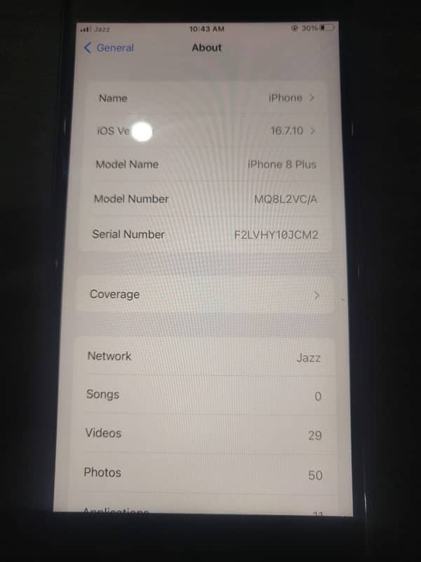 iPhone 8plus 64gb / PTA approved 0