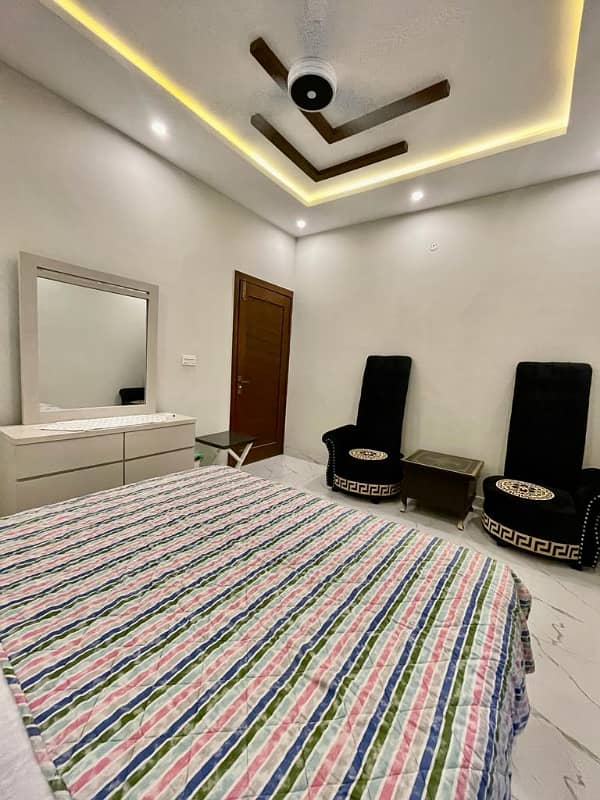 7 Marla luxury furnished Upper portion Available for Rent in Bahria town phase 8 11