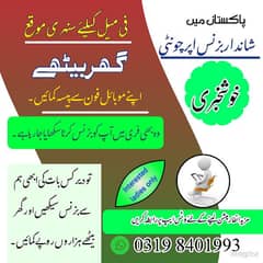 Home Based Online job Available Male & Females Students watsapp cv