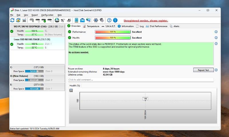 SSDs, NVMe: WD Sn730 512gb + GoldenFir 256gb + Lexar 256gb 4