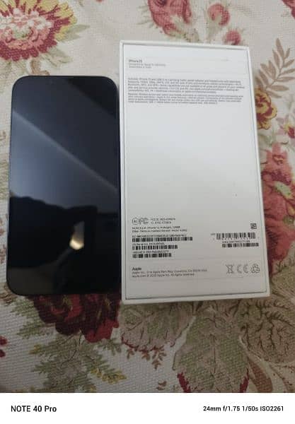 iphone 15 black with box 256gb jv 7