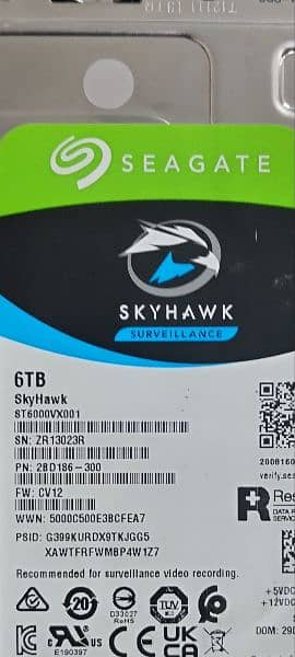 6TB SEAGATE SKYHAWK Surveillance 3