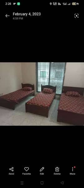 furnished Rooms available for Rent call me waqas 0308-2881758 4