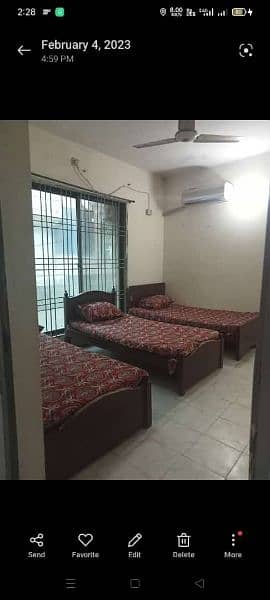 furnished Rooms available for Rent call me waqas 0308-2881758 5