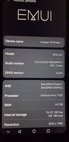 Huawei Y9 Prime