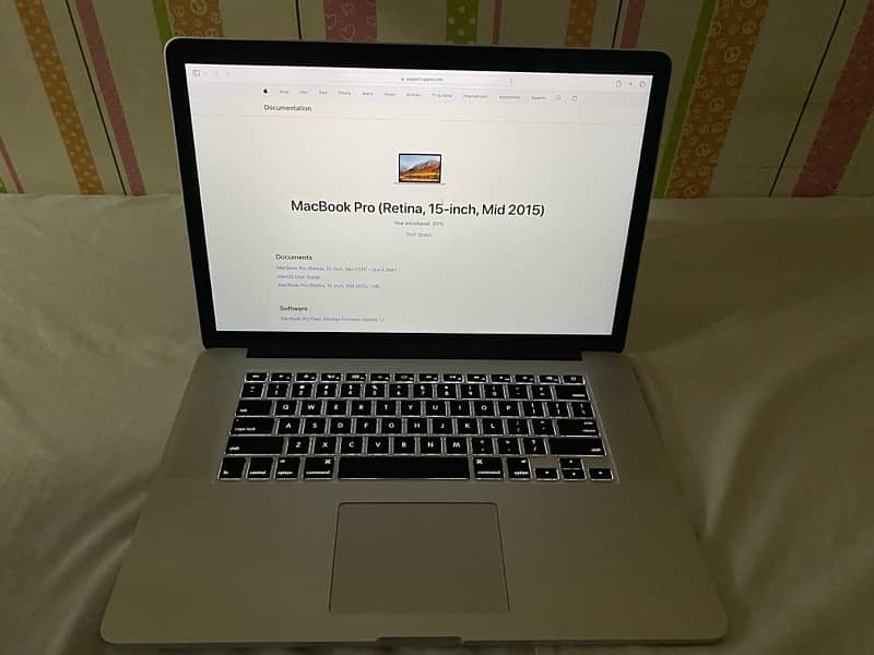 APPLE MACBOOK PRO 2015 RETINA DISPLAY 16/1 TB (SSD) 2GB GC 15” DISPLAY 12