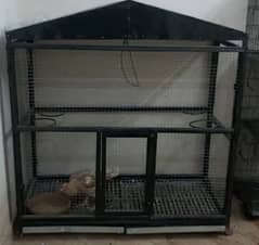 Folding and sliding cage available