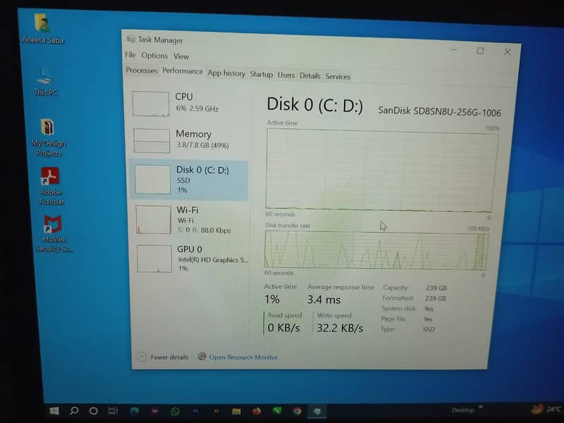 Intel(R) Core(TM) i7-6600 CPU @ 2.60GHz 4