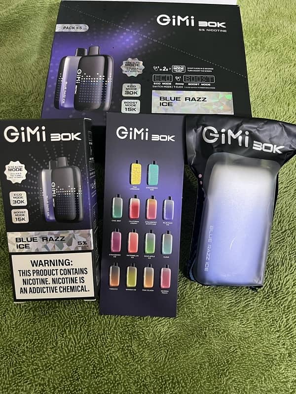 Gimi 30k puffs American disposable vape 1