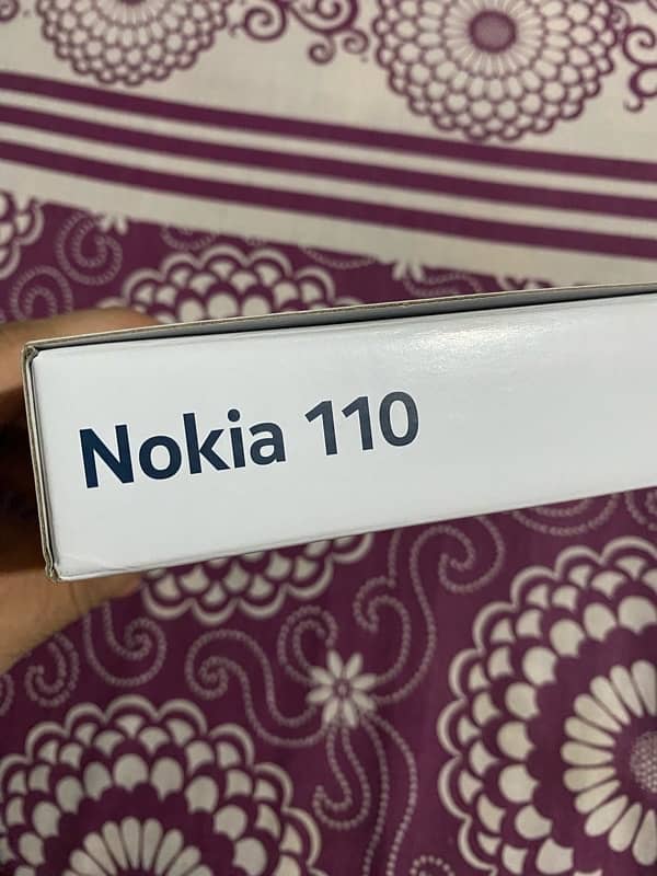 Nokia 110 dual sim with box and orginal charger 2