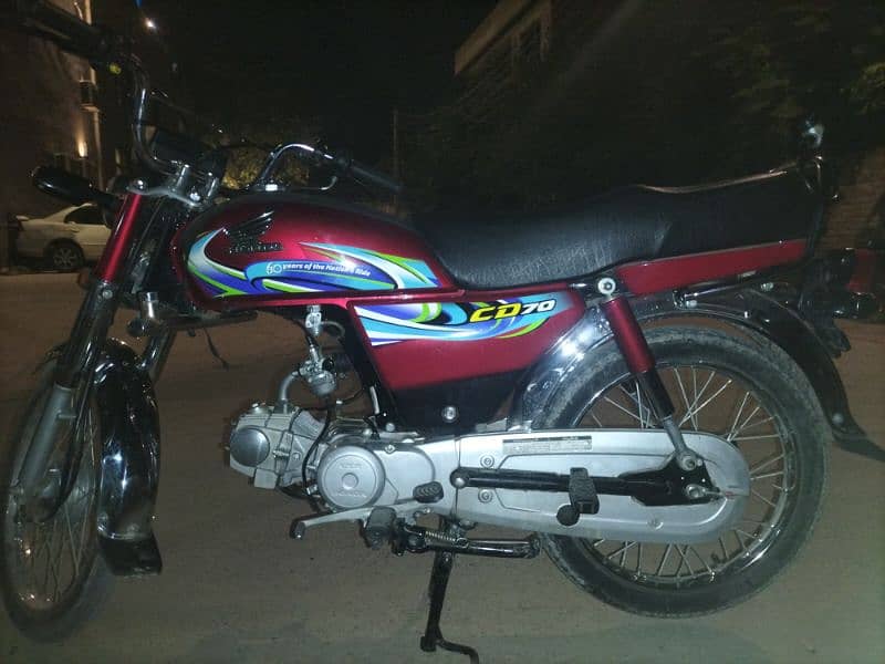 Honda 70cc model 2024 bulkul saf condition urgent sale 1