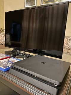 Sony Led with Sony PlayStation 4 gaming setup