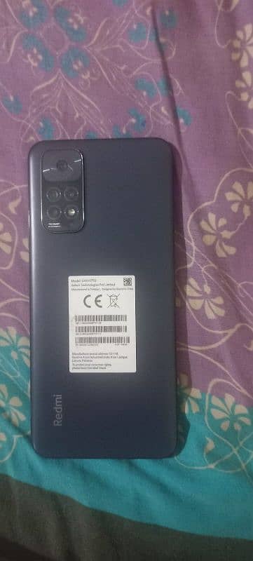 Redmi note 11 with box condition 10/10 Pta approved 2