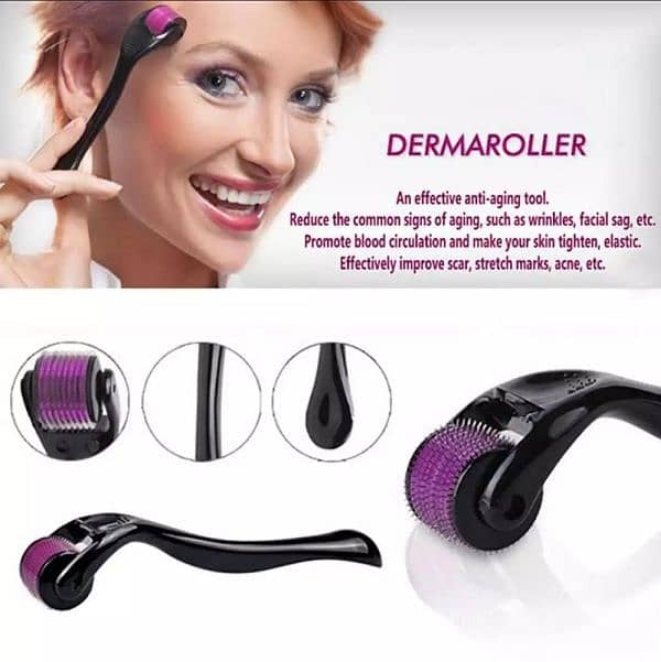 Derma Roller 0.5mm with 540 Micro Needle for Hair Growth 1