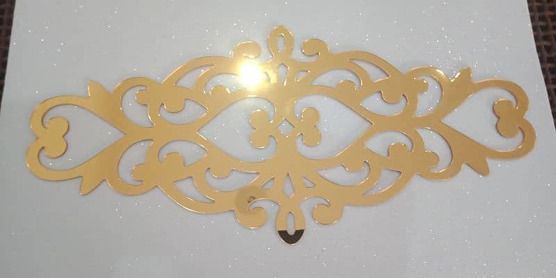 home decor acrylic Golden design 2