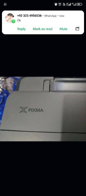 PIXMA G1020 colour print and black print 3