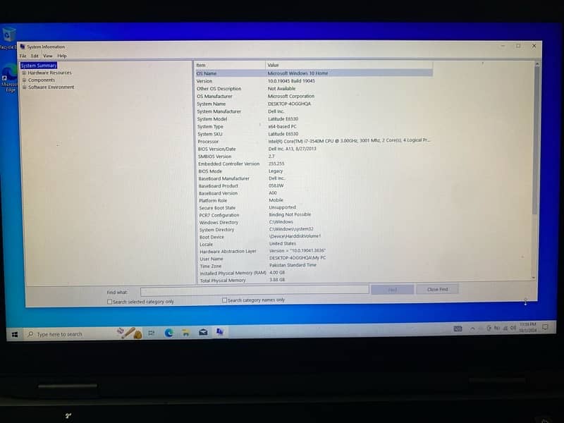 Dell Latitude E6530 Core I7 1