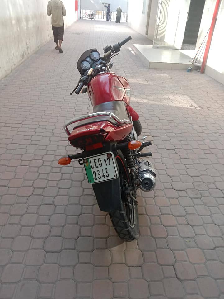 YBR 125 2017 Model Red Color 3