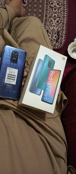 Redmi Note 9 in Excellent condition 4+2 RAM 128 gb ROM 1