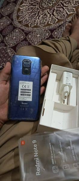 Redmi Note 9 in Excellent condition 4+2 RAM 128 gb ROM 3