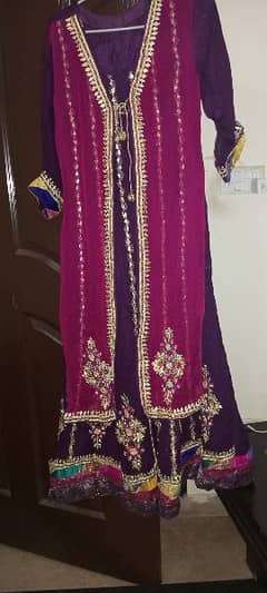 beautiful chiffon maxi with gaon style