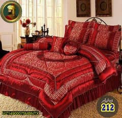 Jacquard Silk Double Bed Bridal Set High Quality