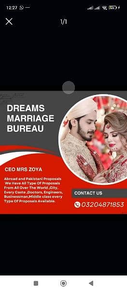 Marriage Bureau Services /Abroad Proposals/Rishta/marriage consultant 0