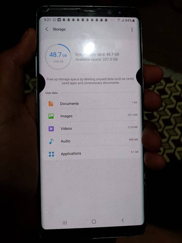 samsung note 8 256 GB pta approved 2