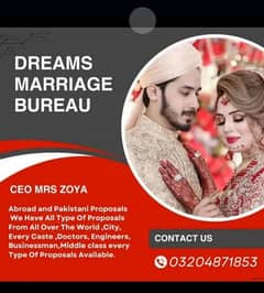 Marriage Bureau Services /Abroad Proposals/Rishta/marriage consultant