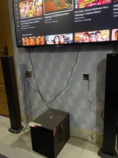 F&D home theater with woofer