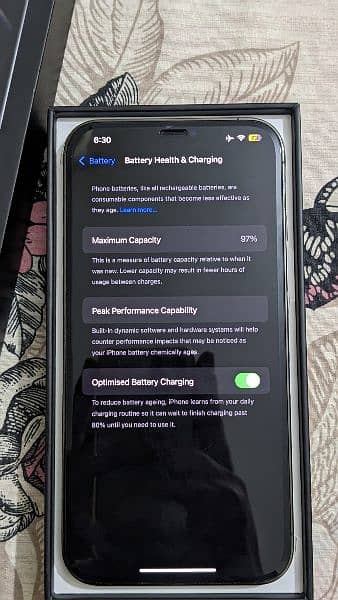 iphone 12 pro max 128gb 97% health 10/10 1