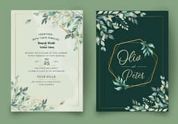 Graphic designing/wedding cards/social media work