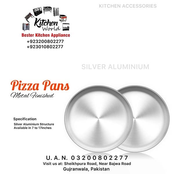 Pizza Pans | Catcher | Pizza Cutter | Kitchen Accessories 1