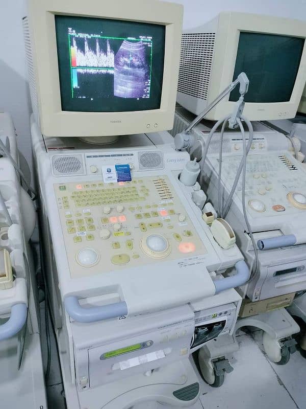 Color Doppler Toshiba & GE Logiq ViVid 6