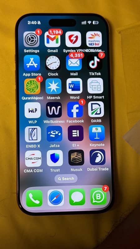 iphone 16pro 256gb dessert titanium 5