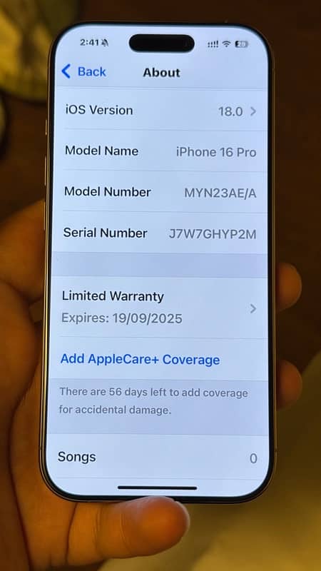 iphone 16pro 256gb dessert titanium 6