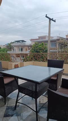 Outdoor Table + 4 Chairs for sale