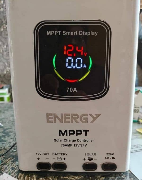 70AMP Energy Mppt solar charge controller Hybrid Non Hybrid available 0