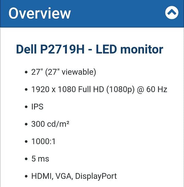 DELL LED BORDERLESS 27 INCHES 1