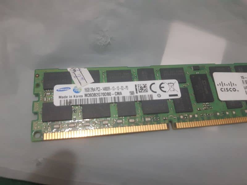 Samsung  16GB 2Rx4 PC3-14900R-13-12-E2-D4 / DDR3 Server Memory RAM 2