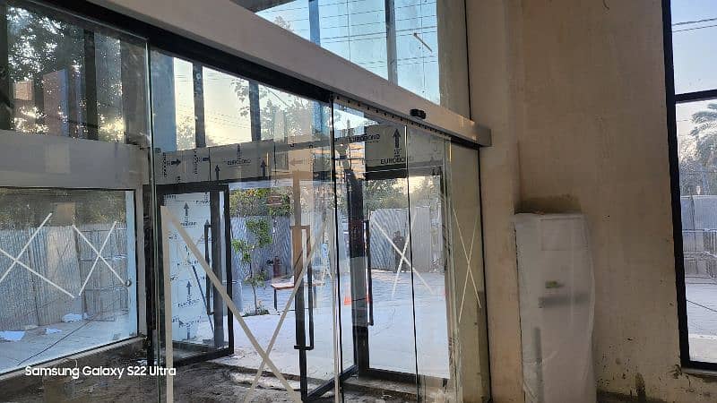 Automatic Sliding Glass Doors!! Autodoor !! Sensor Glass door 5