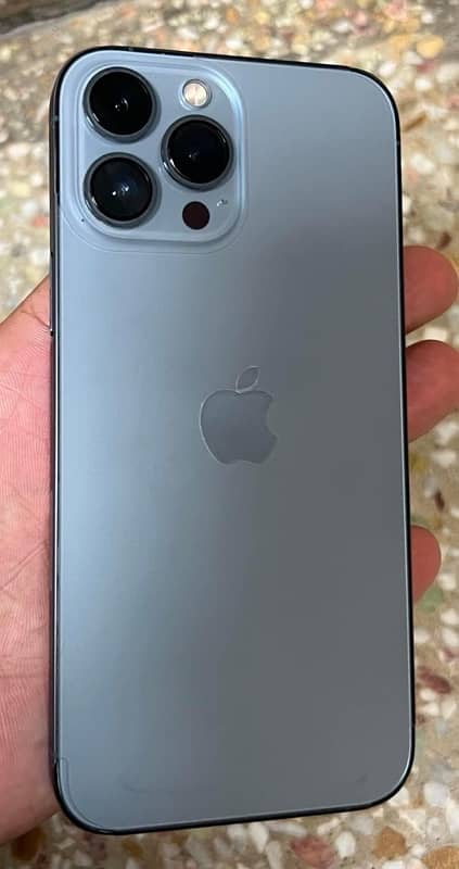 iPhone 13 Pro Max Seirra Blue color 256 GB Factory unlock H/A 1