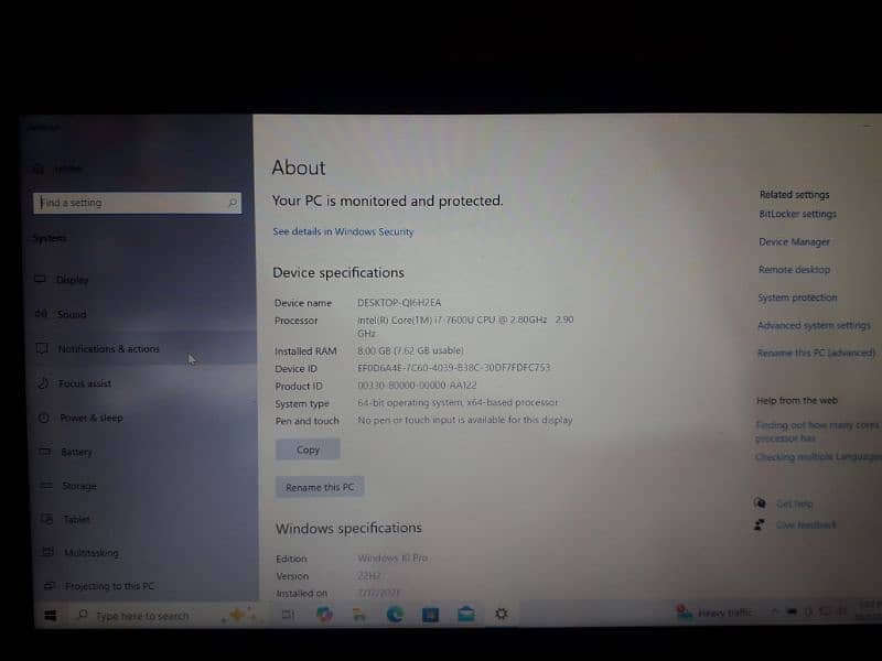 Lenovo T470s Core i7 7th generation urgent sale 2