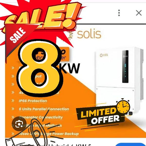 Solis S6 pro 6kw and 8 kw 0