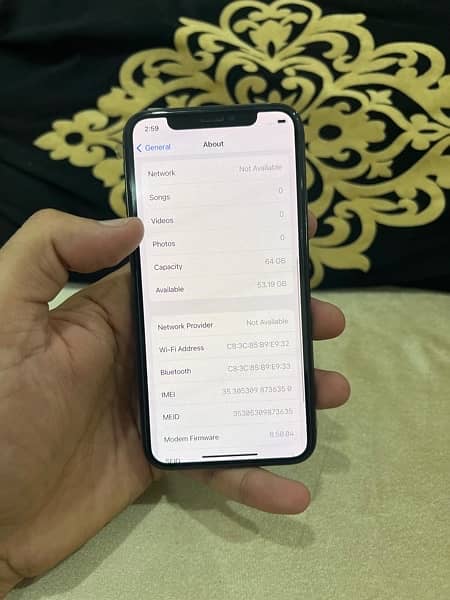 iphone x 64gb space grey Non pta 4