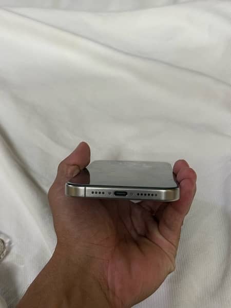 iPhone 15 Pro Max Natural Titanium 256gb PTA APPROVED Physical+Esim 3