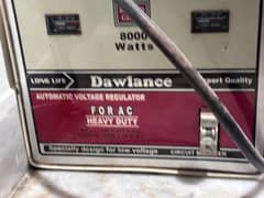 dawlance stablizer  not used 8000w just like new