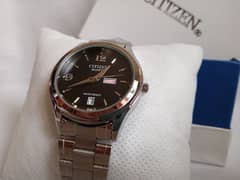 citizens black and silver original watch