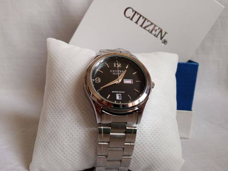 citizens black and silver original watch 3