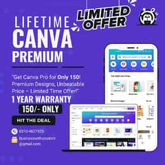 Canva Pro For Lifetime With Warranty